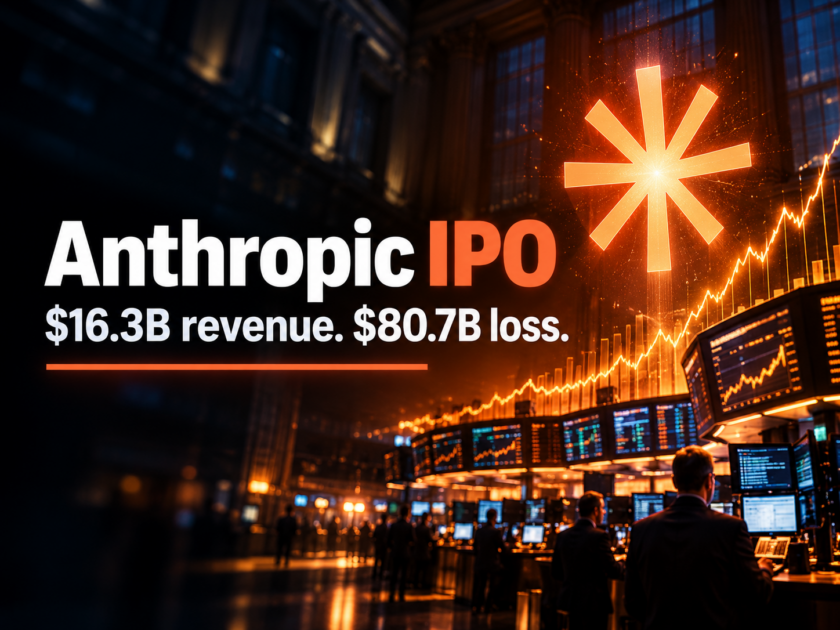 Anthropic IPO headline: $16.3B revenue and $80.7B loss